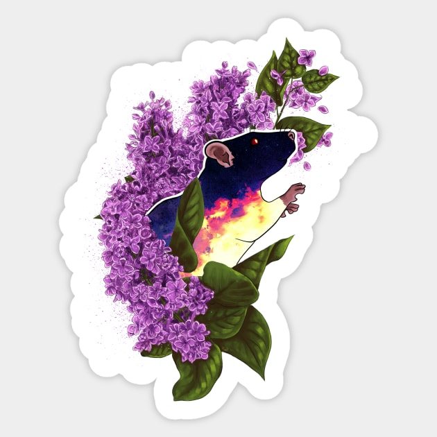 Lilac Sticker by Faeriel de Ville